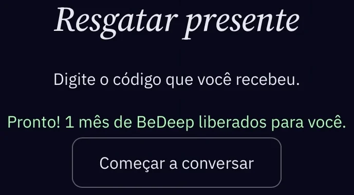 Resgatar um presente (b)